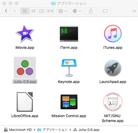 Julia060 Mac Applications